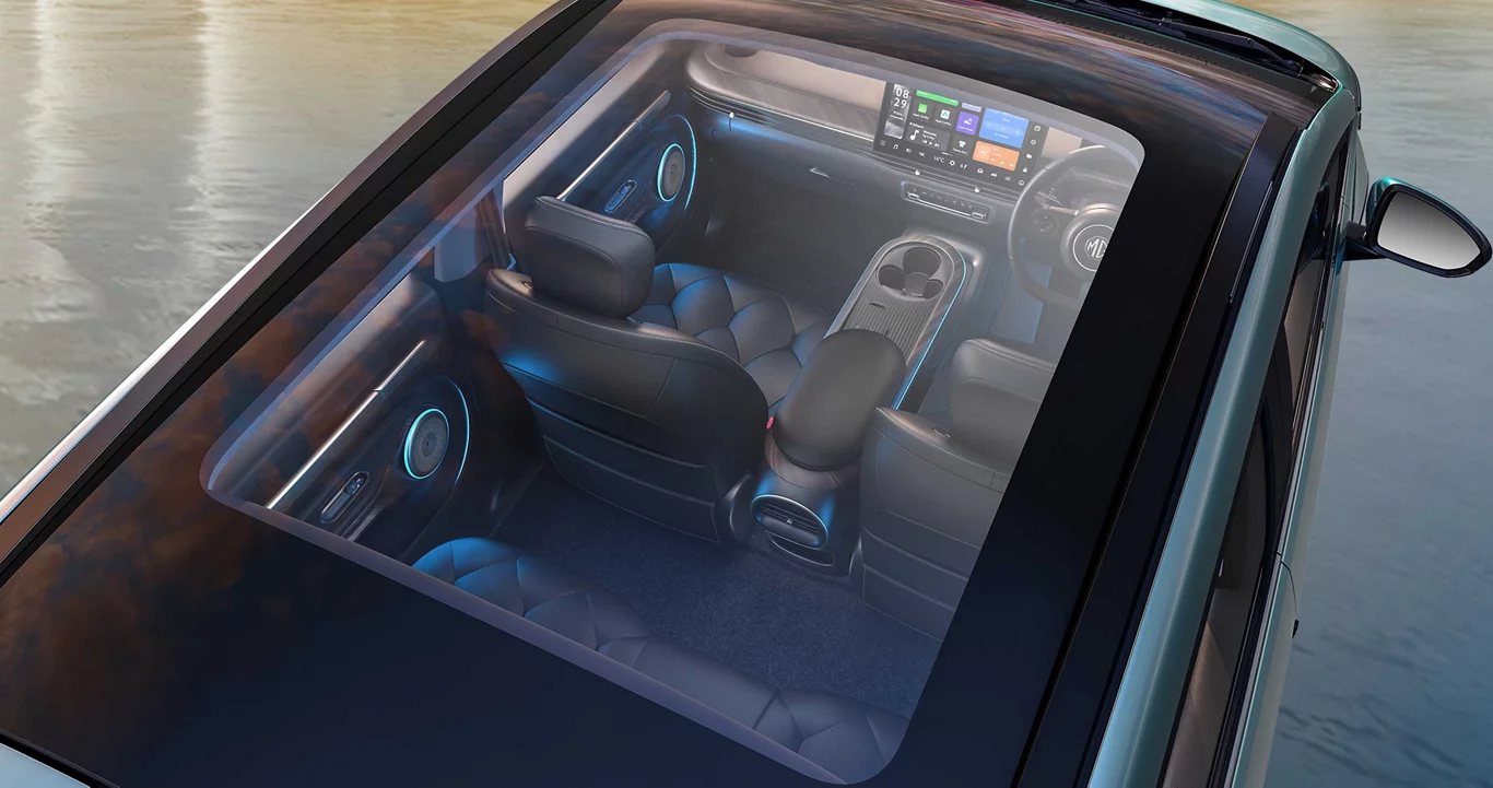 MG Windsor Offers Infinity View Glass Roof
